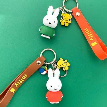 Miffy Characters Figure Key Holder-Bag Charm, Gift Key Ring