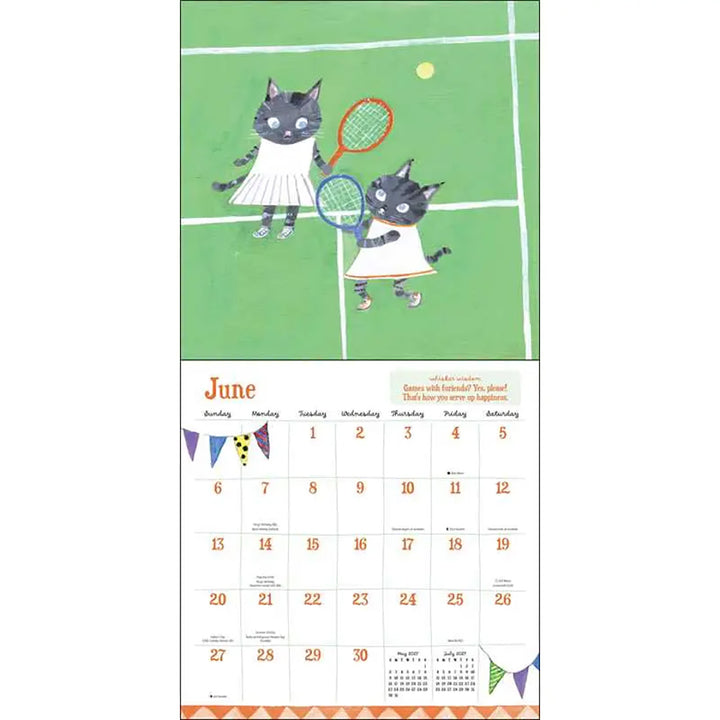 Sally Welchman 2027 Wall Calendar Cats