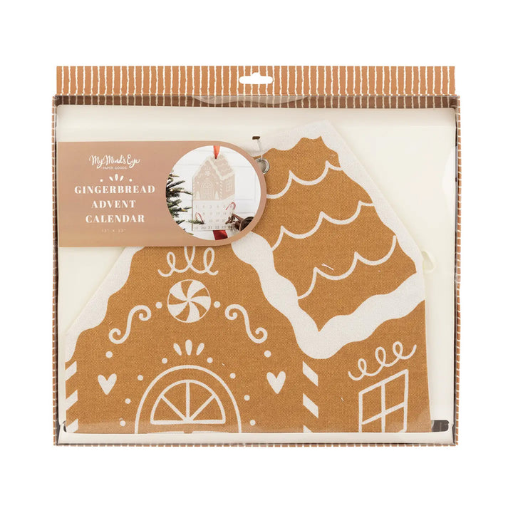 Gingerbread House Canvas Advent Calendar