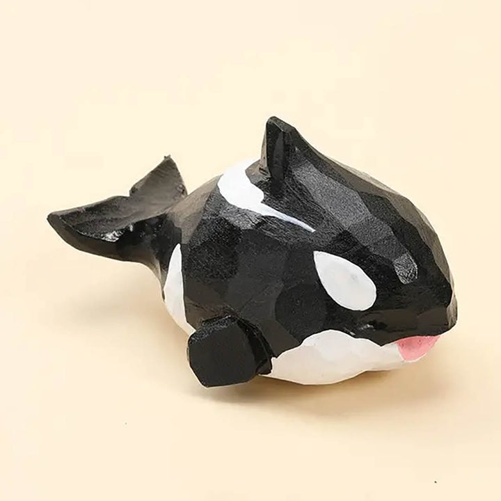 Handmade Wooden Animal- Orca