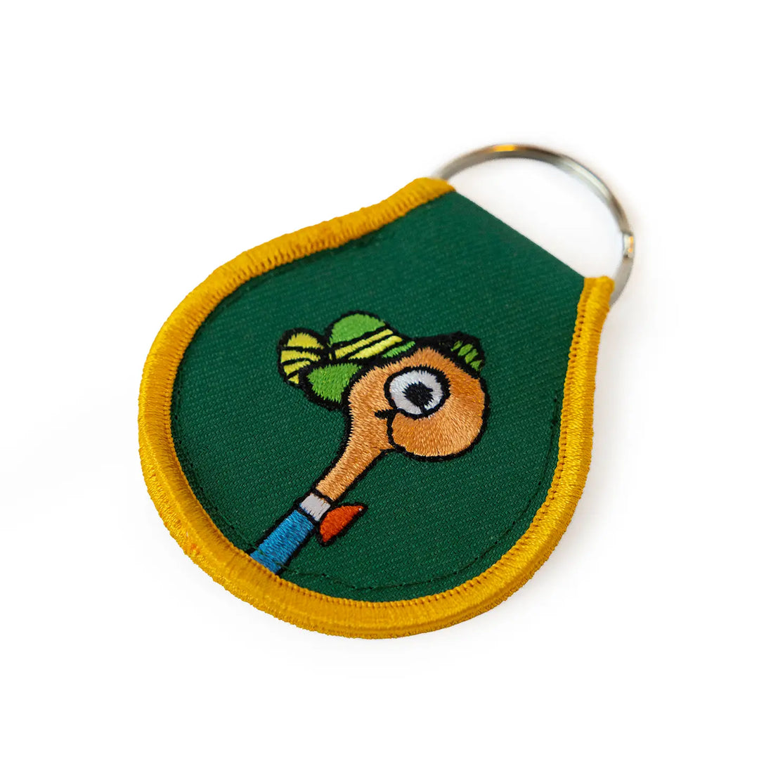 Richard Scarry® - Lowly Worm Patch Keychain