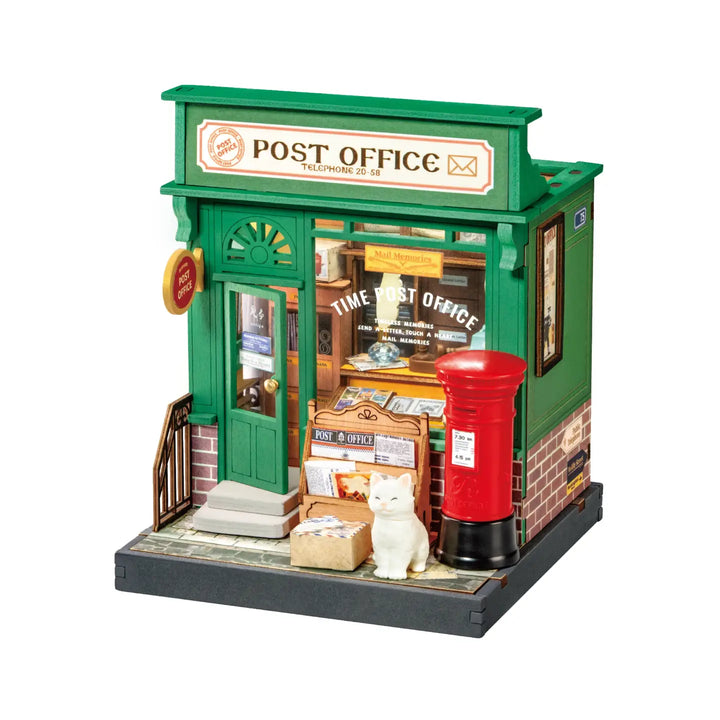 DIY Wooden Miniature House Kit: Century Post Office