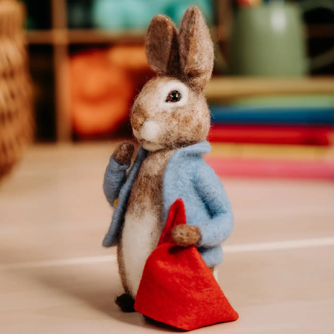 Wool Felting Kit: Beatrix Potter Peter Rabbit and His Pocket Handkerchief