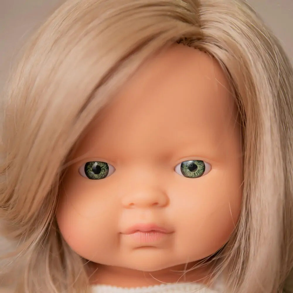 Doll Caucasian- Dark Blonde Hair
