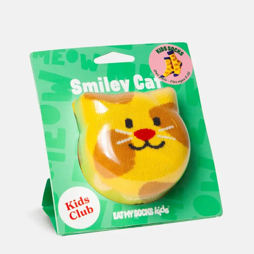 Kid's 3D Socks-Smiley Cat