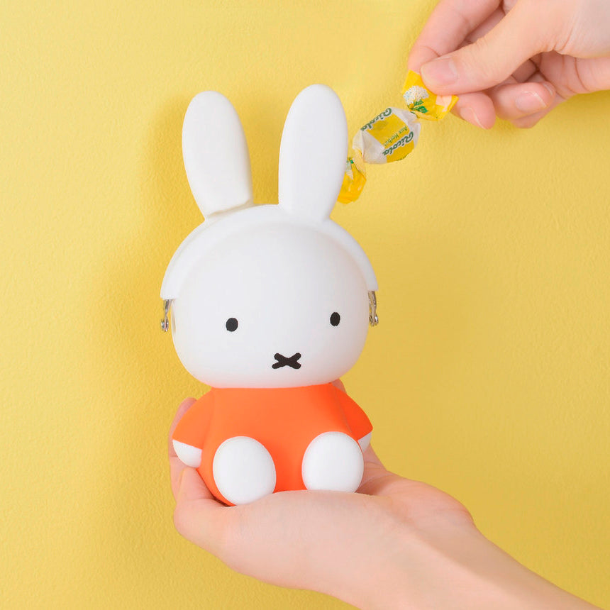 New Japanese 3D Miffy Coin Purse Bag- Orange