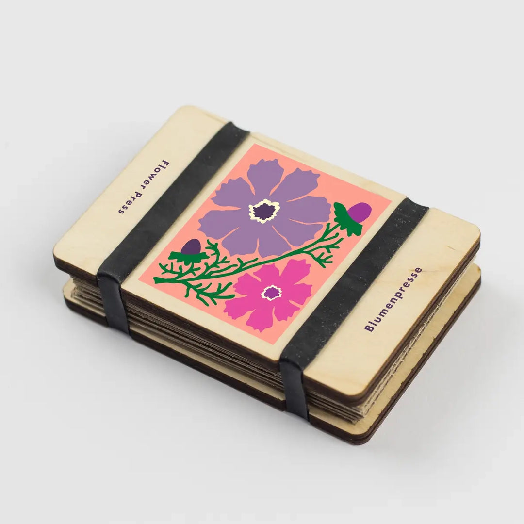 Wooden Pocket Flower Press Kit-Cosmos