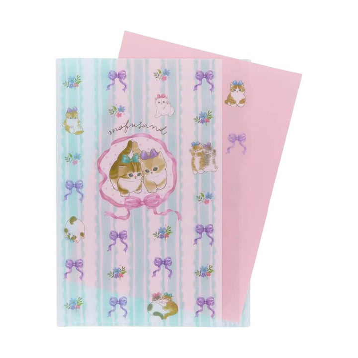 Mofusand Five Pocket File Folder - Ribbon