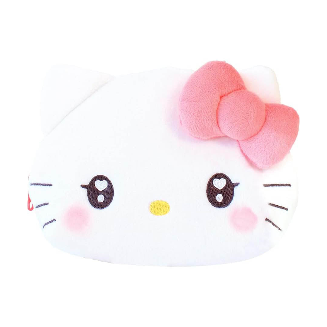 Official Sanrio Hello Kitty Plush Face Pouch Bag