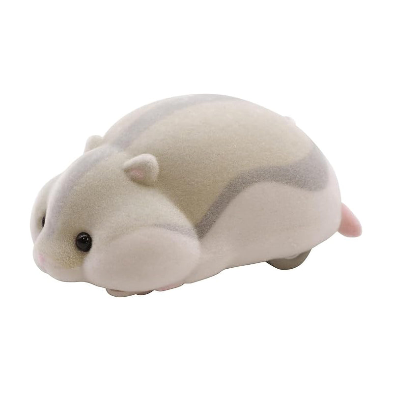 Desk Cleaner Flocked Hamster: Grey Stripes