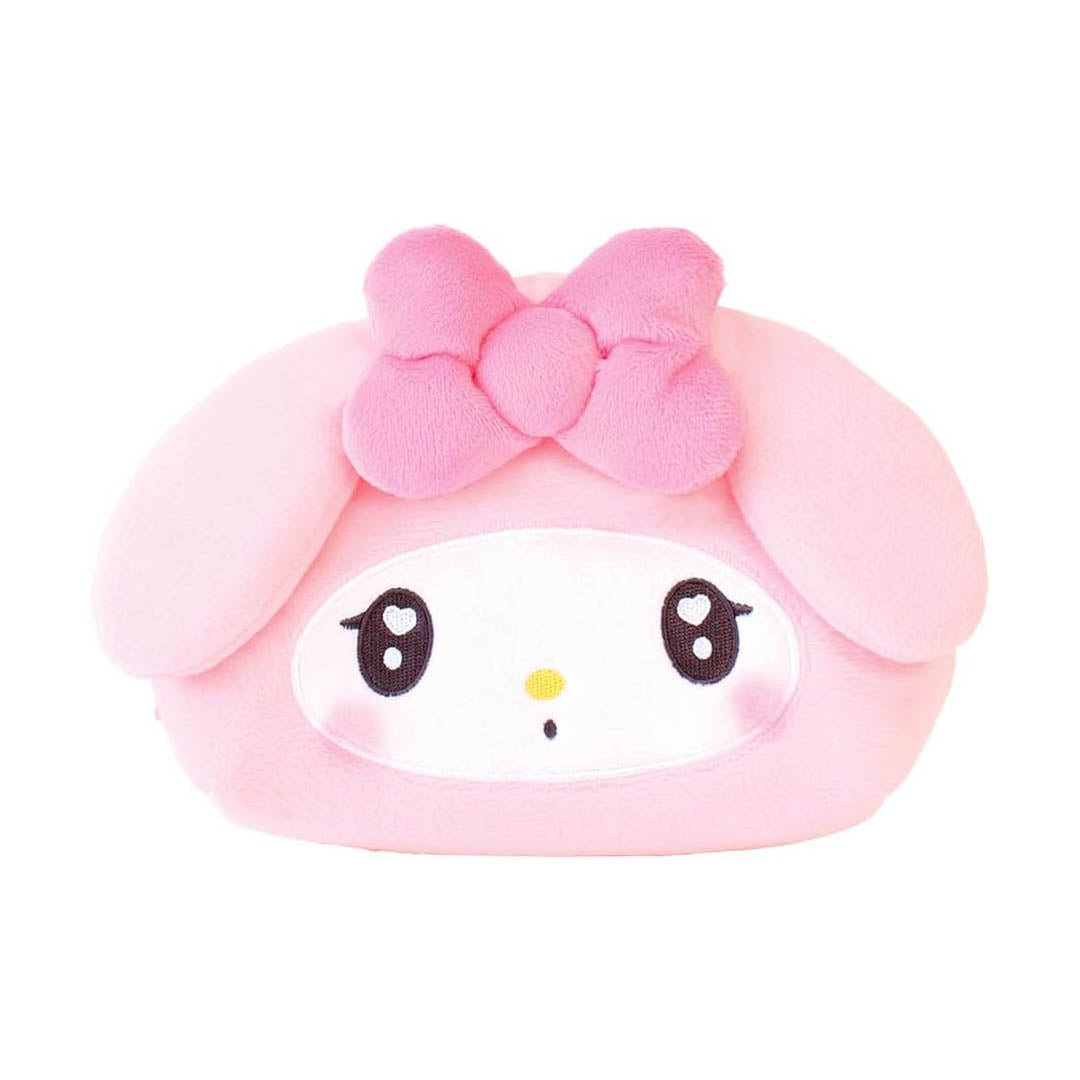 Official Sanrio My Melody Plush Face Pouch Bag
