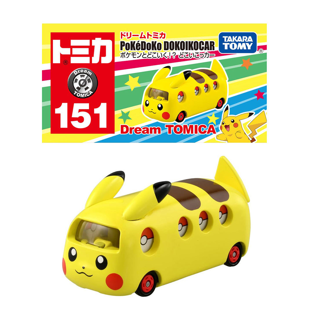 Limited Die Cast Classic Heirloom Car- Dream Tomica Pokemon Pikachu Car