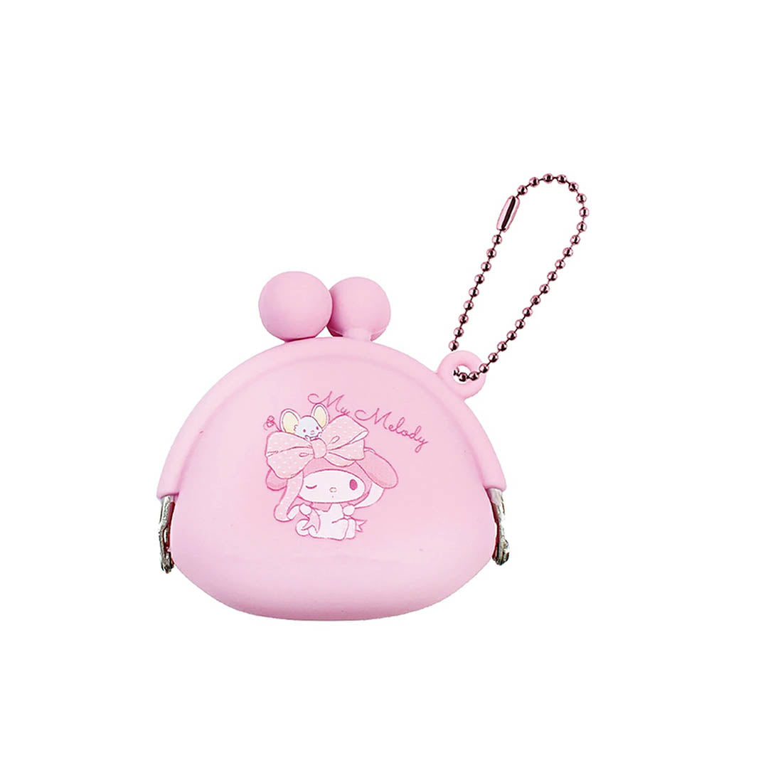 Japanese Blind Box: Official Sanrio Characters Ribbon Mini Coin Pouch Keychain
