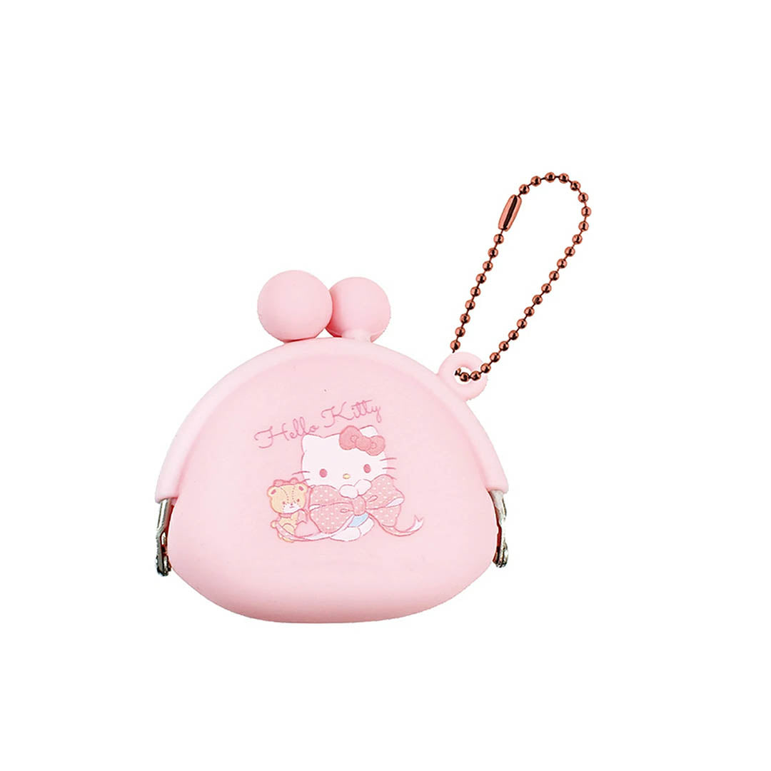 Japanese Blind Box: Official Sanrio Characters Ribbon Mini Coin Pouch Keychain