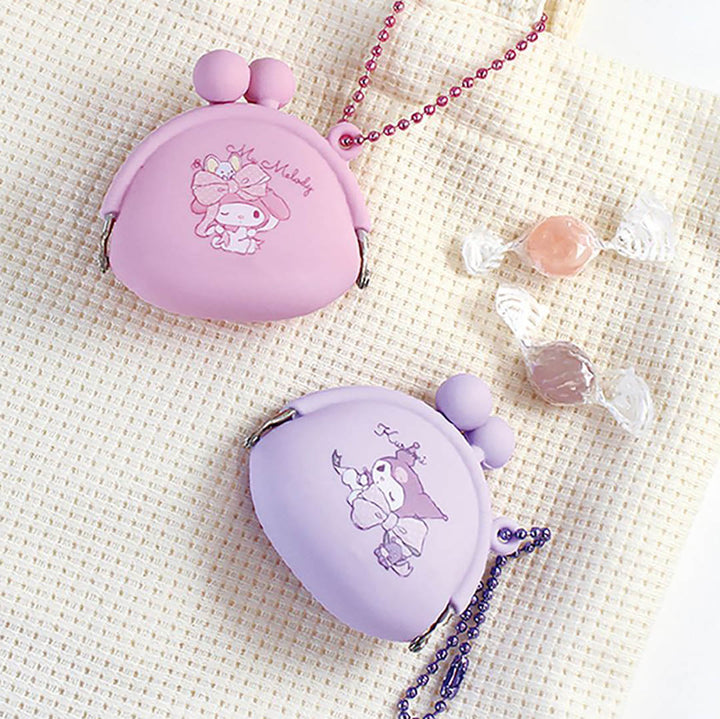 Japanese Blind Box: Official Sanrio Characters Ribbon Mini Coin Pouch Keychain