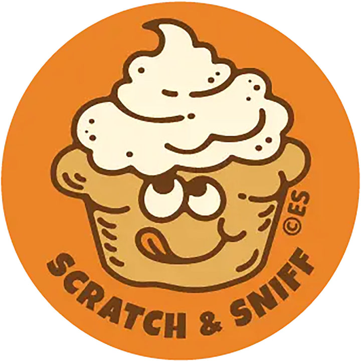 Pumpkin Muffin Scratch & Sniff Stickers