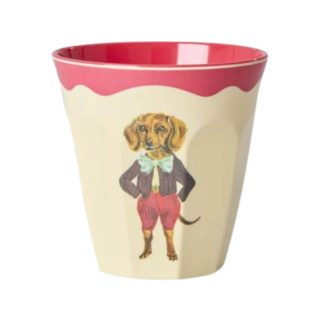 Nathalie Lete Melamine Medium Cup - Dog