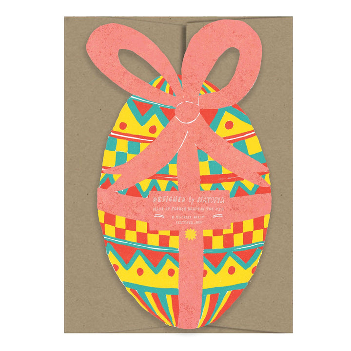 Easter Egg - Die Cut Card