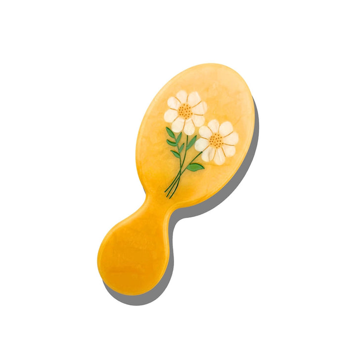 Hand-painted Vintage Daisy Stem Brush