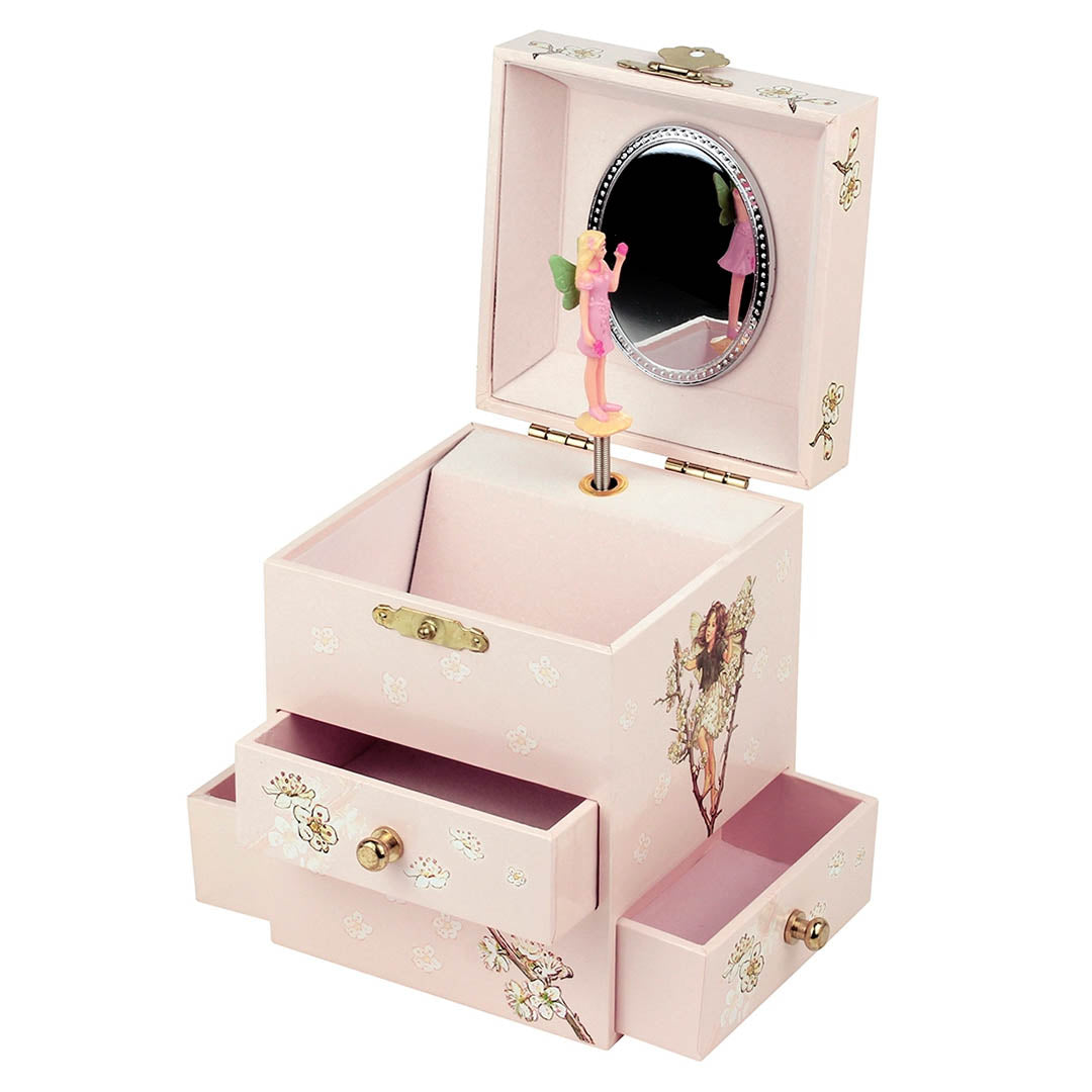 Glow-in-the-Dark Music Box Cherry Blossom Fairy