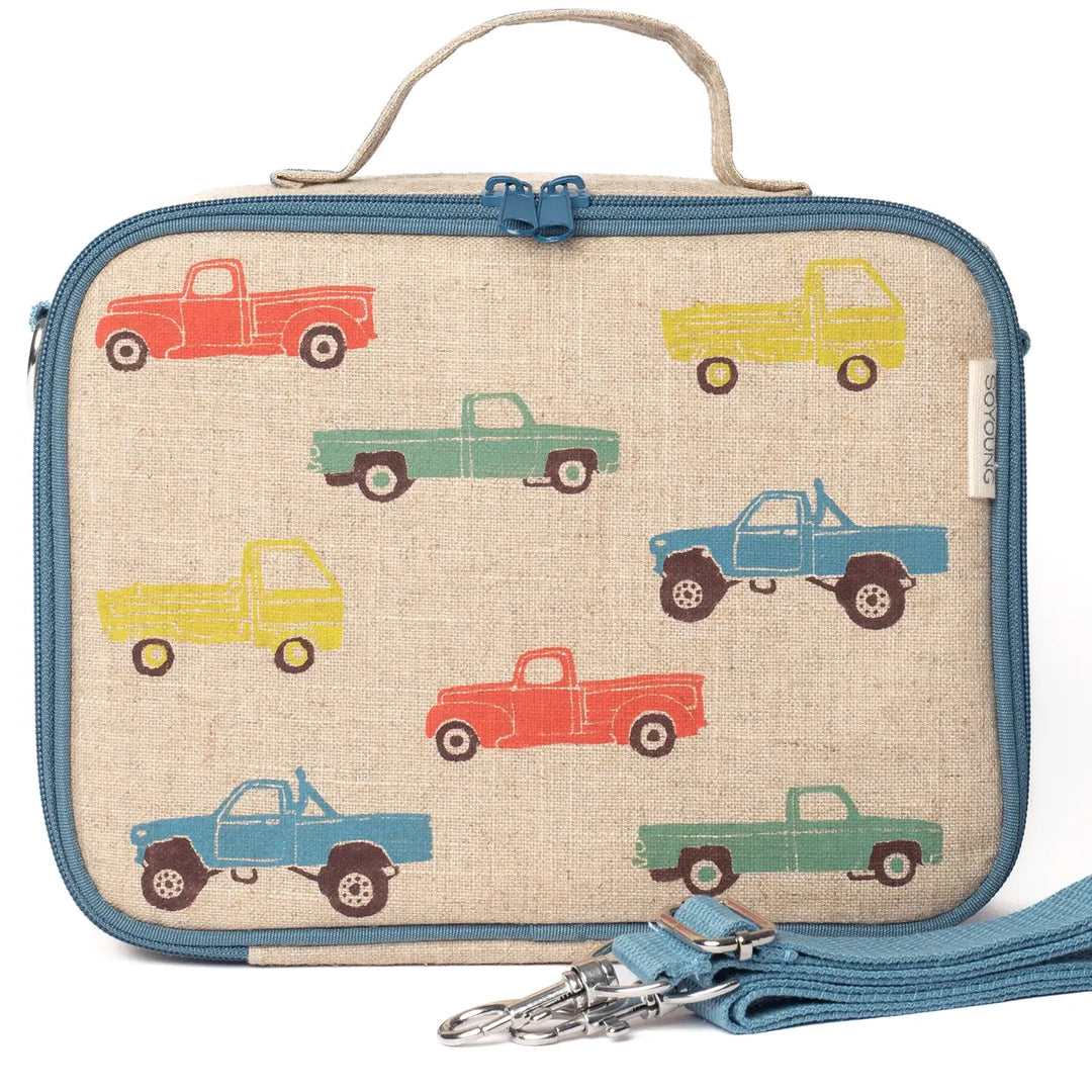 Vintage Trucks Lunch Box