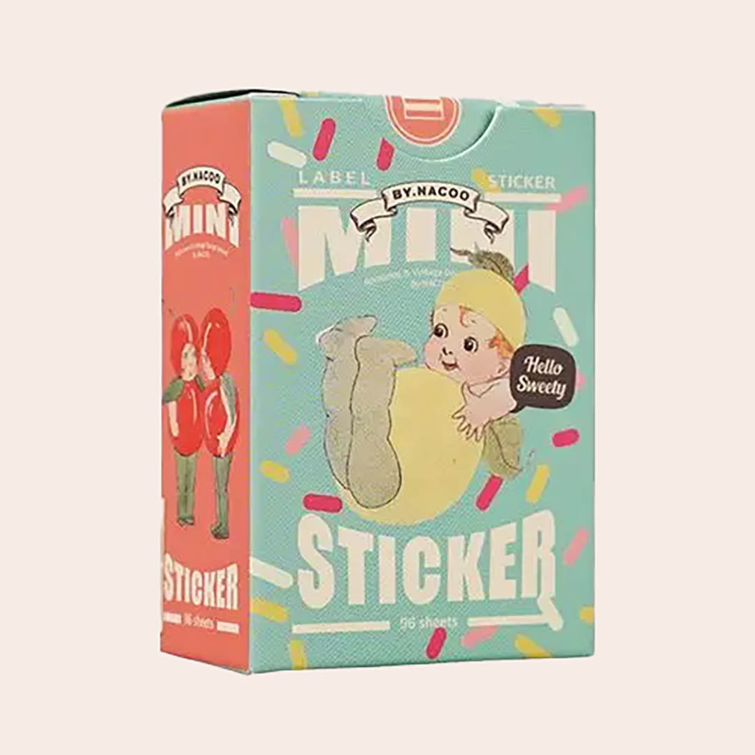 Unique & Vintage Mini Sticker Pack- Sweety