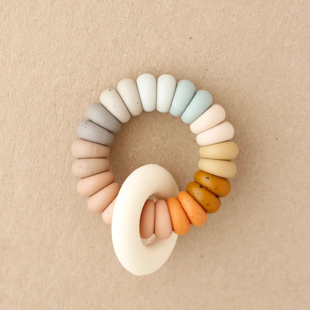 Beaded Silicone Freezer Teether - Autumn