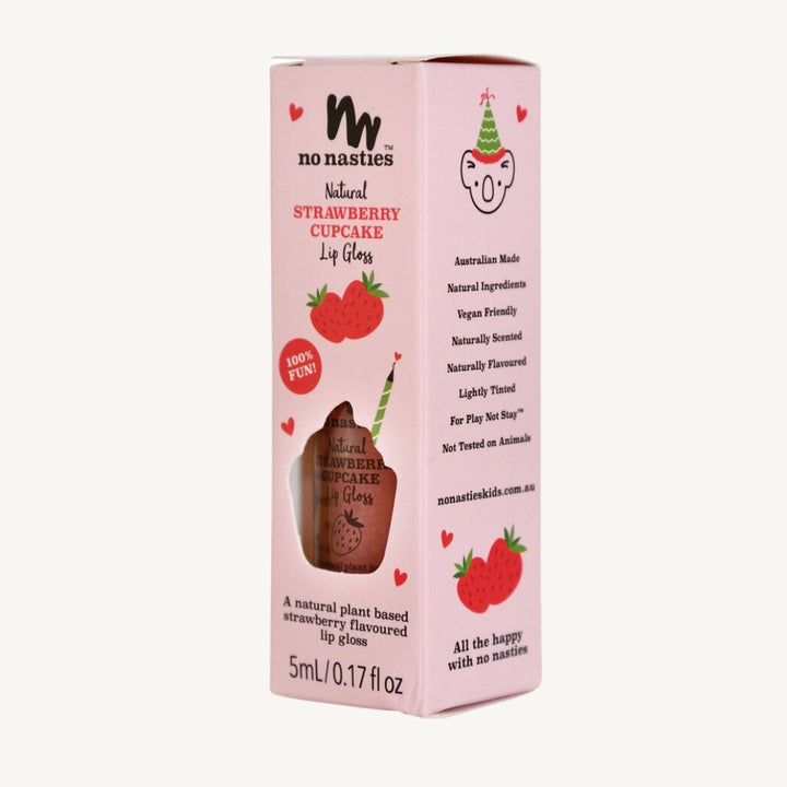 NEW Natural Kids Lip Gloss- Strawberry