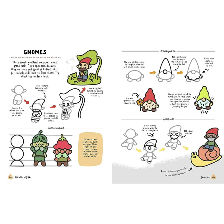 How To Draw Cute Woodland Friends Book