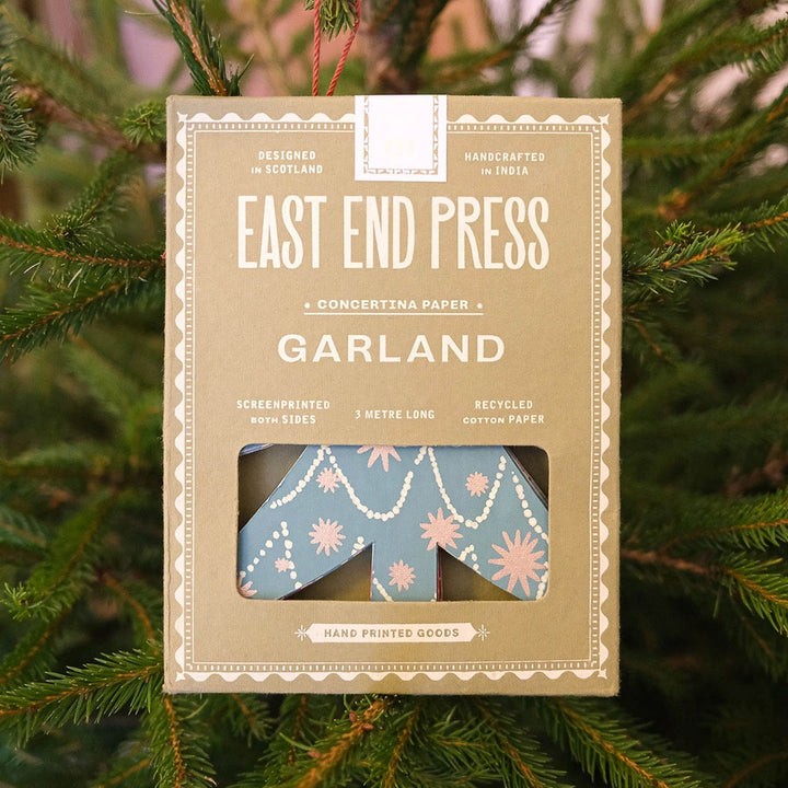 Christmas Trees Concertina Paper Garland