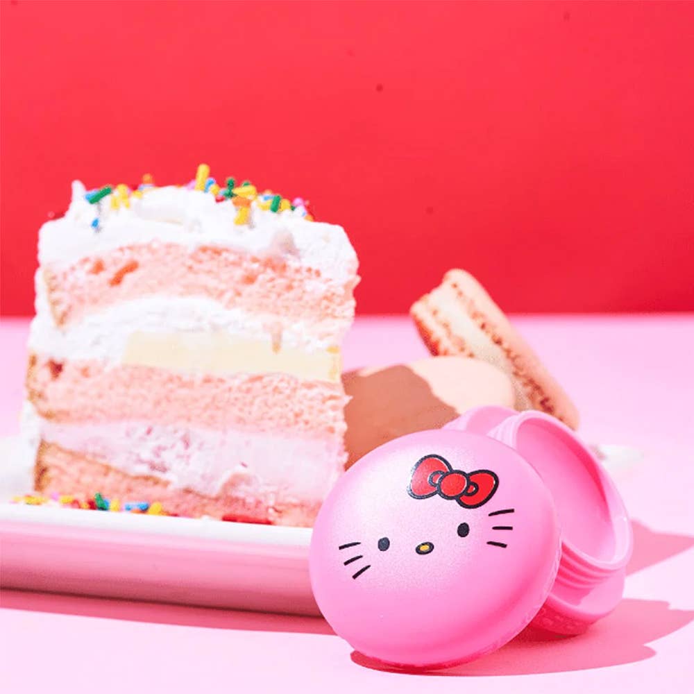 NEW Macaron Lip Balm - Icing On The Cake - The Creme Shop x Hello Kitty and Friends