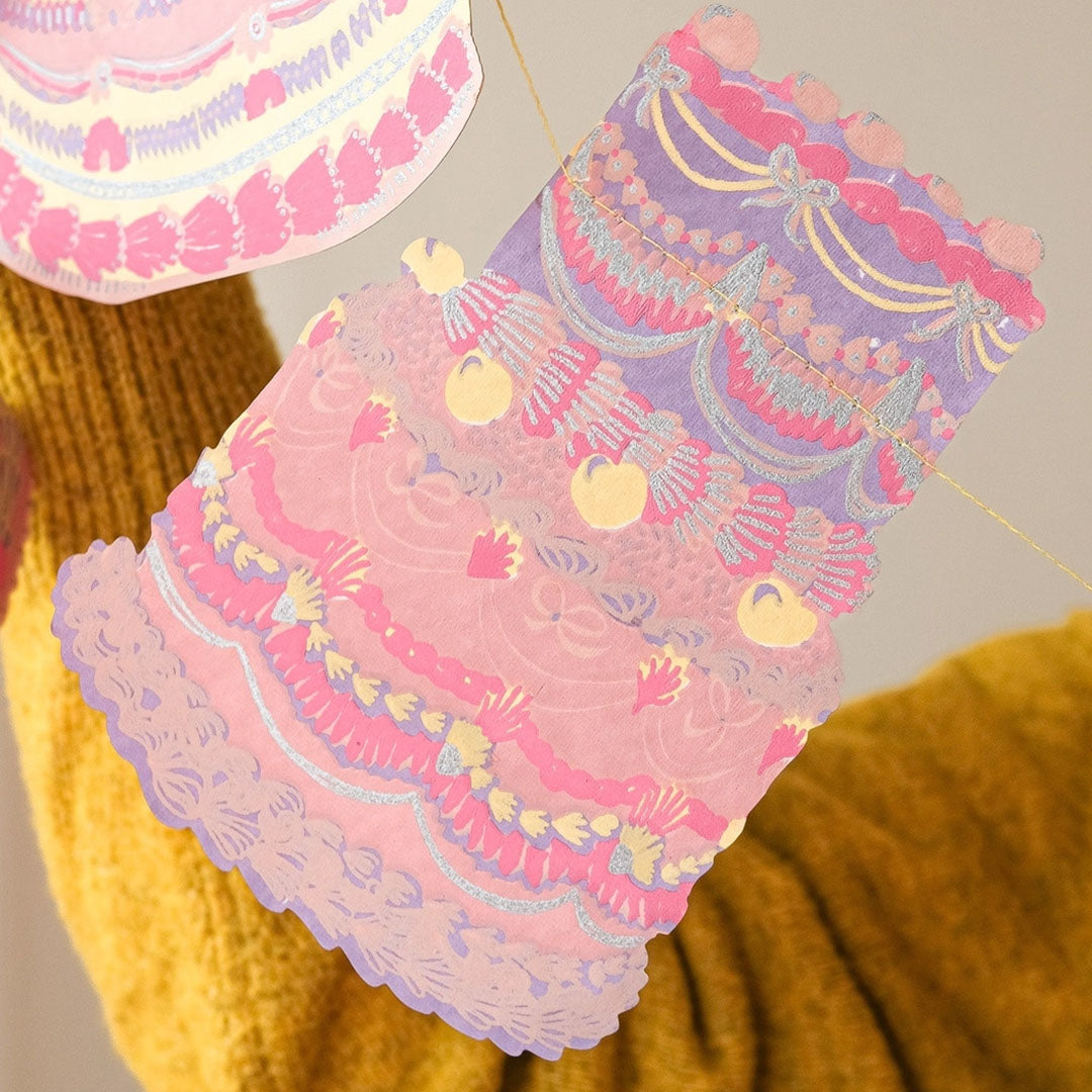 NEW Celebration Cakes Sewn Garland