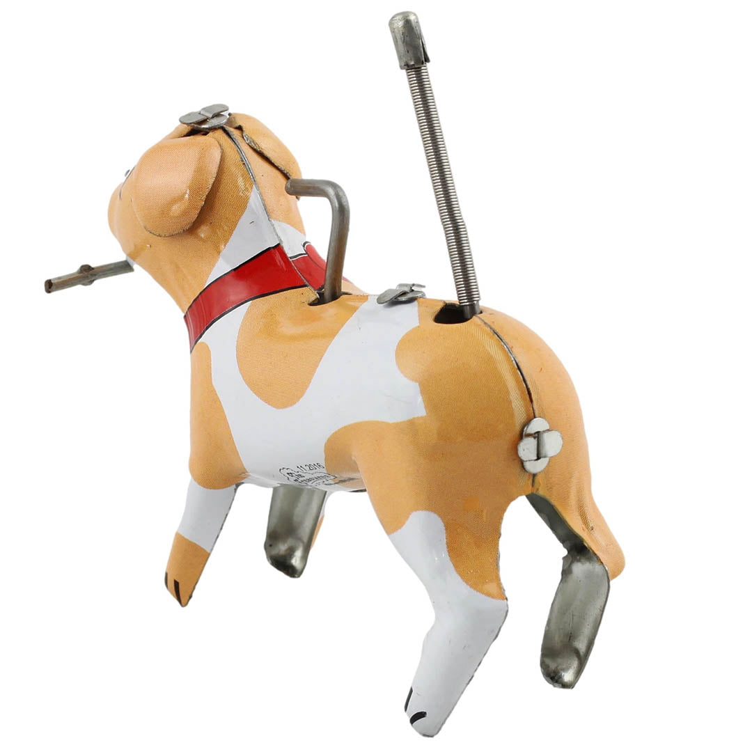 Retro Tin Toy Crazy Dog
