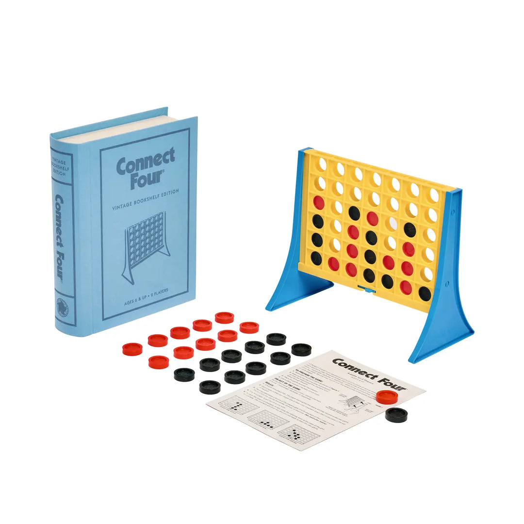 Connect 4 Vintage Game Bookshelf Edition