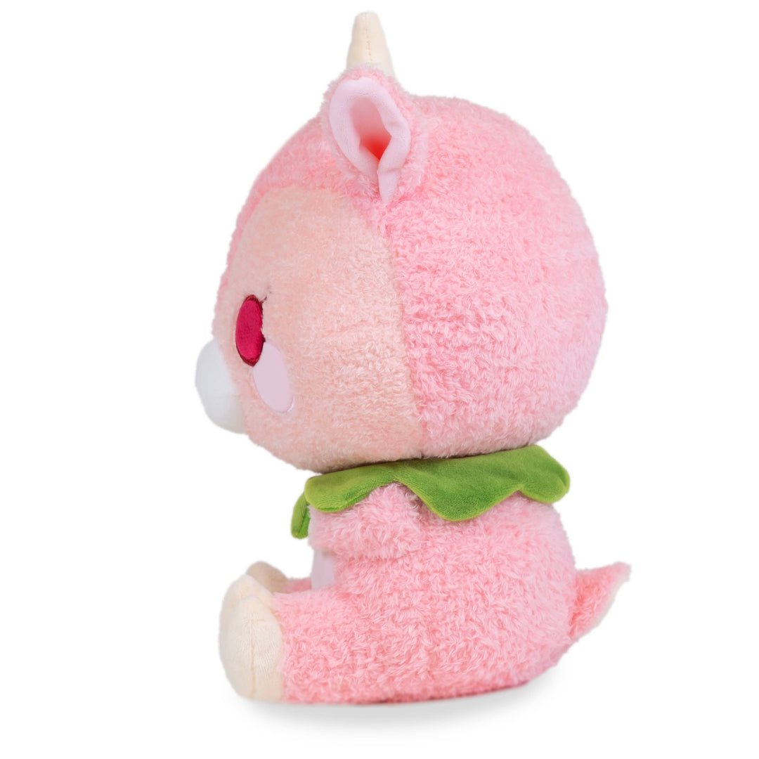 NEW Dearie the Strawberry Dear (Cute Kawaii Soft Pink Plush)