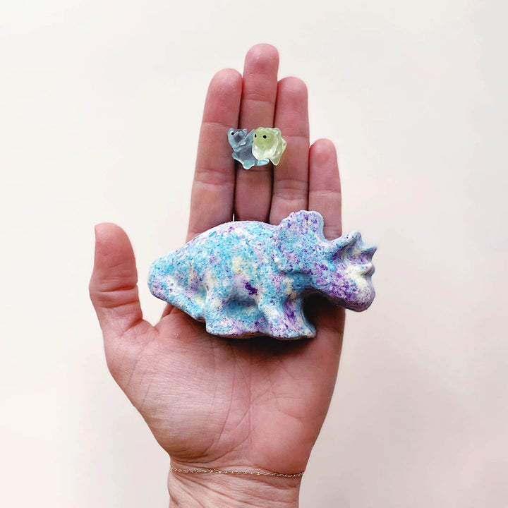 Triceratops Dino Bath Bomb (With Toy!)