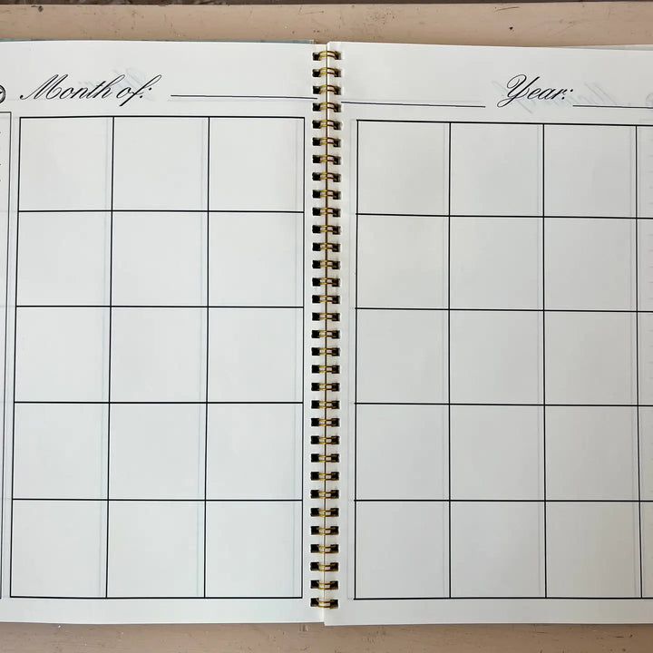 Vintage Calendar Perpetual Monthly