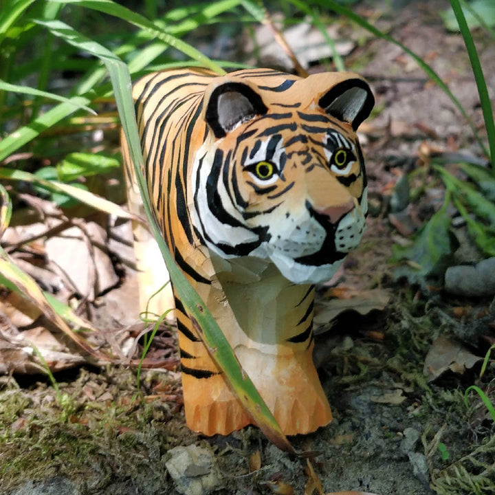 Wooden Tiger Animal Toy