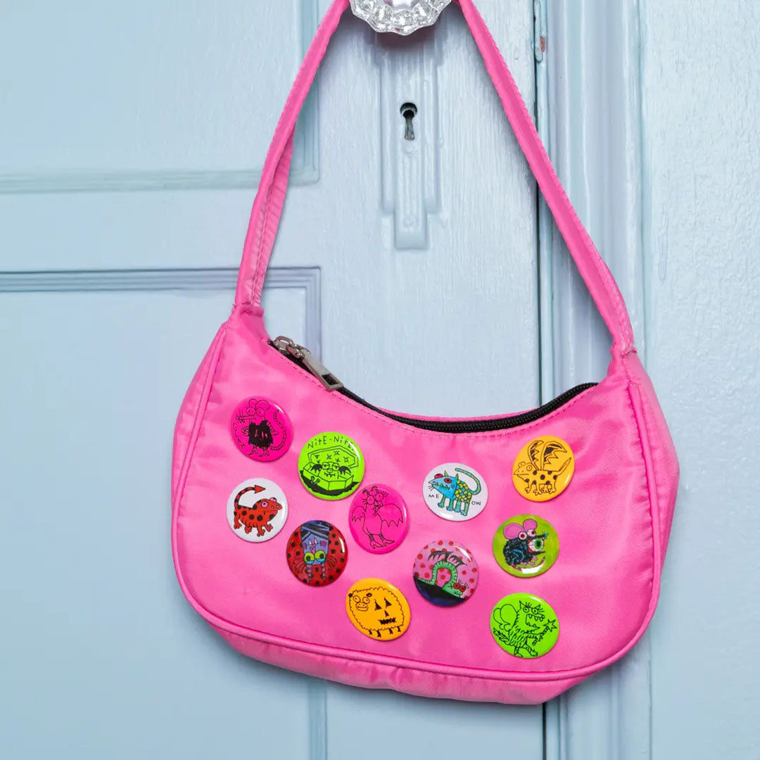 Spooky Pinback Button Mix