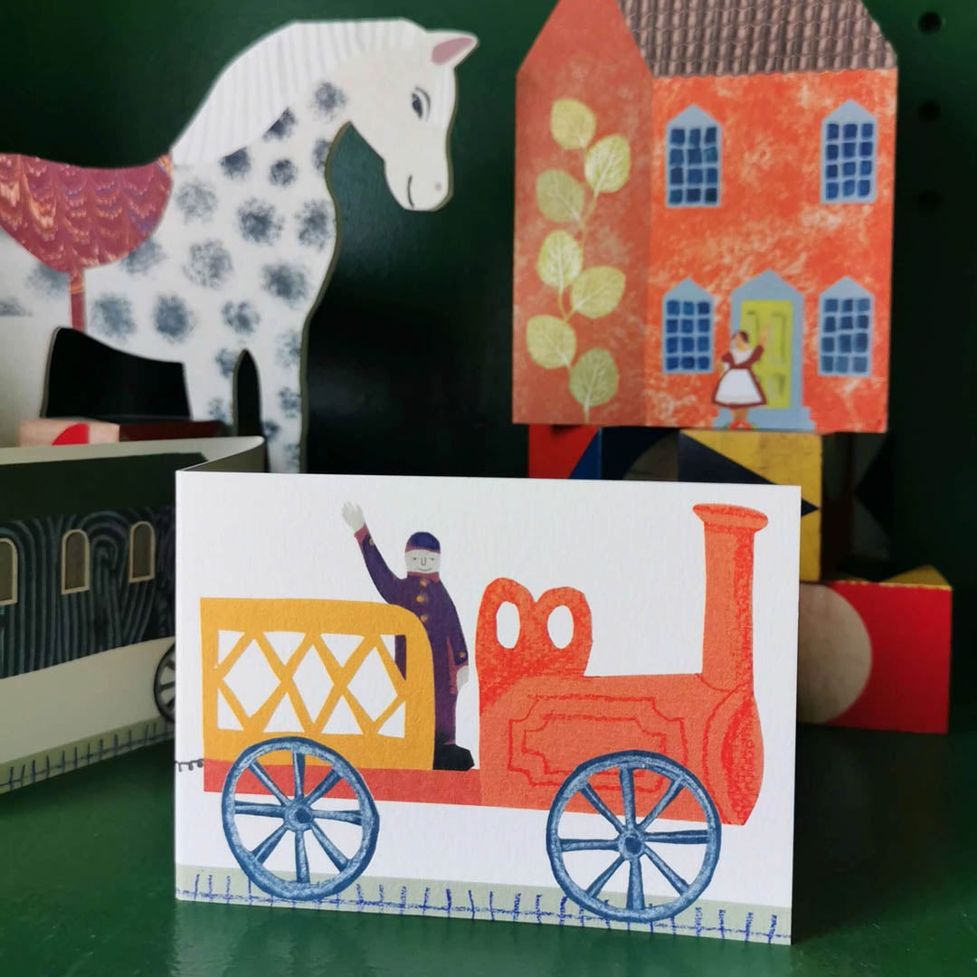 Greeting Card - Tirzah's Train