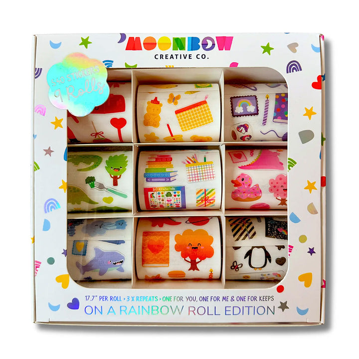 Sticker Roll Box: On a Rainbow Roll Edition