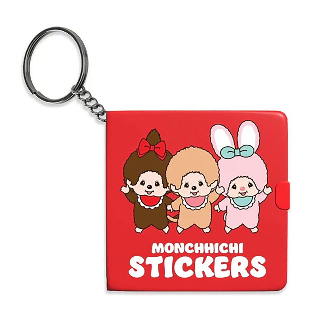 NEW Friends Forever Monchhichi Mini Stickerbook Keychain
