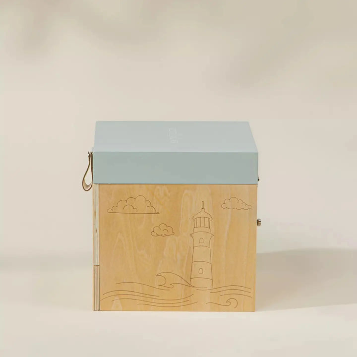 Wooden Musical Souvenir Box - Ocean