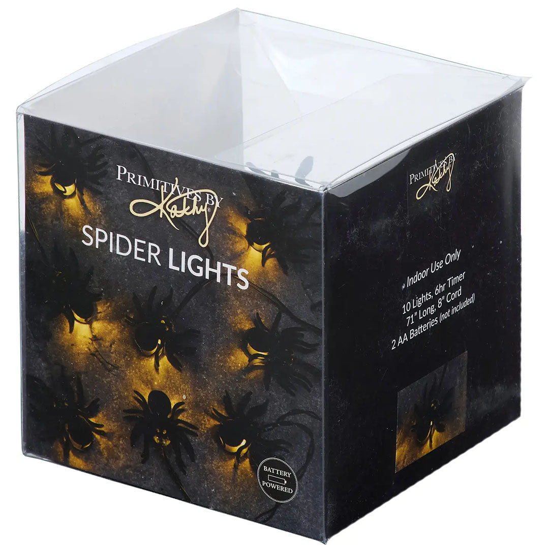 Glowing Spider String Lights