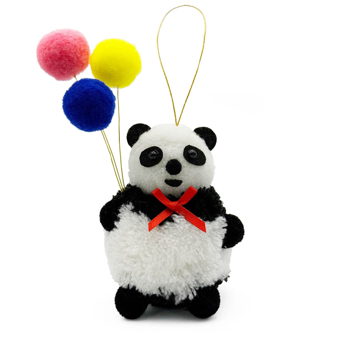 NEW - MADE IN USA Pom Pom Retro Ornaments