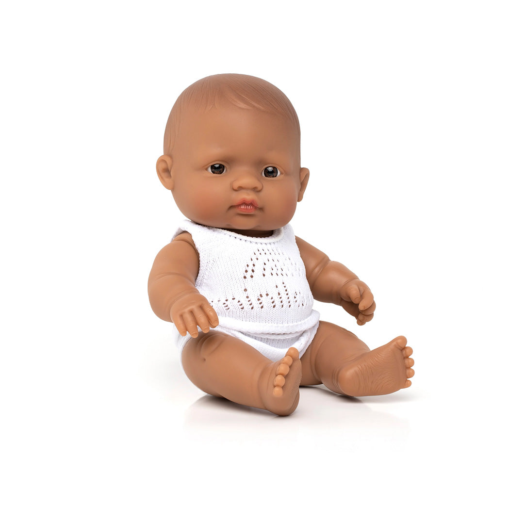 Dressed Hispanic Baby Doll Boy