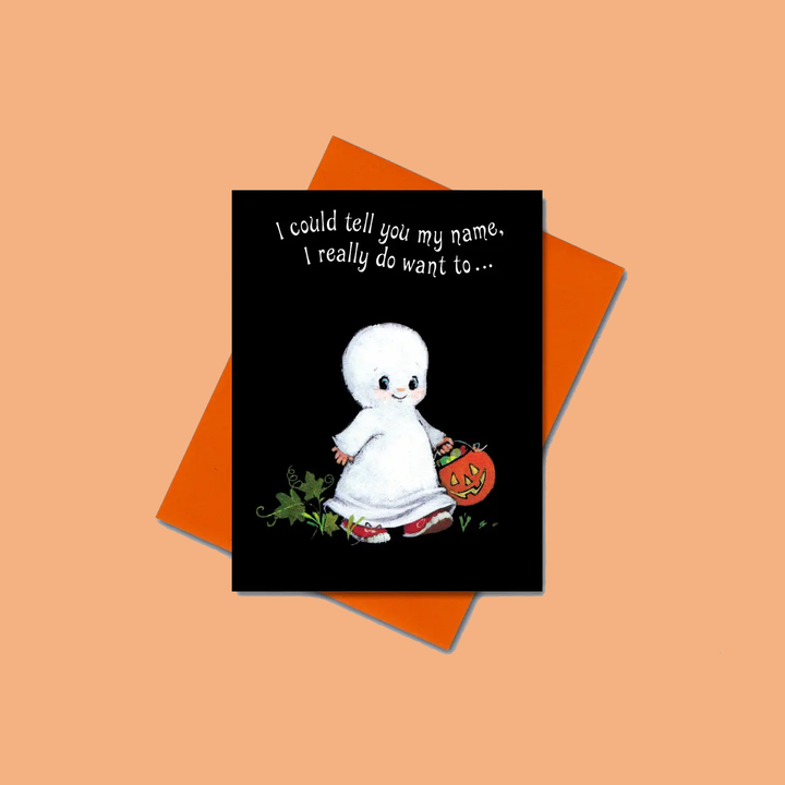 NEW Halloween Greeting Card- Little Ghost