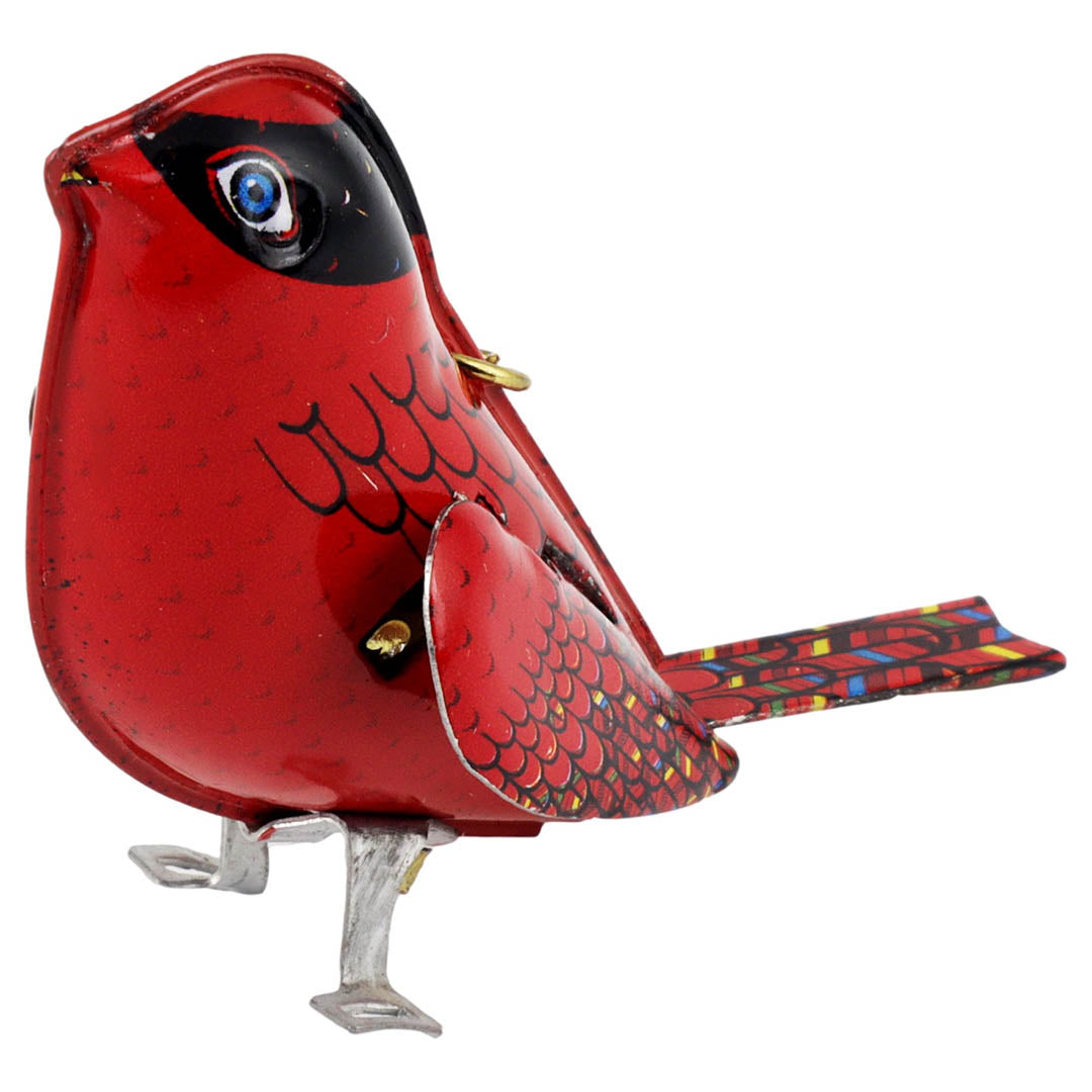 Retro Tin Toy Red Bird