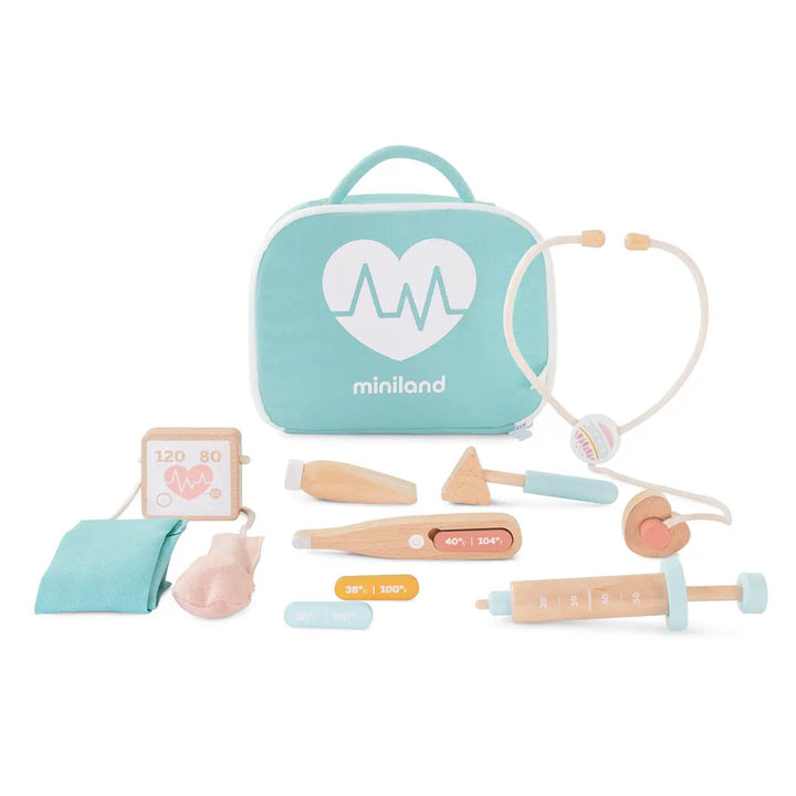Eco Friendly Doll Wooden Doctor Set