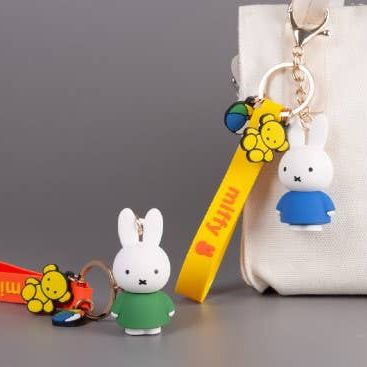 Miffy Characters Figure Key Holder-Bag Charm, Gift Key Ring